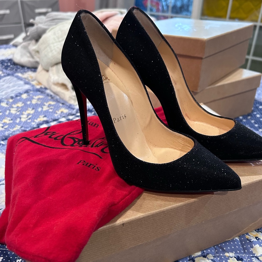 Christian Louboutin Black Stiletto Heels